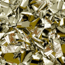 Хлопушка 30см Конфетти фольга золотое (прямоугольники)