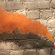 Цветной дым, факел дымовой оранжевый Happy Family (2 мин)
