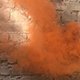Цветной дым, факел дымовой оранжевый Happy Family (2 мин)