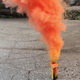 Цветной фонтан, факел дымовой оранжевый Smoke Fountain